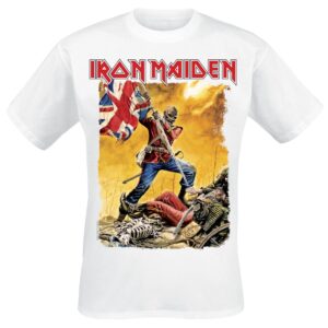Iron Maiden T-Shirt The Trooper Z2 S to 4XL for Men white