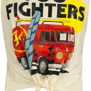 Foo Fighters Top Amplified Collection Camper Van S to XL for Women white