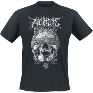 Architects T-Shirt Blindfolded Skull S to XXL for Men black