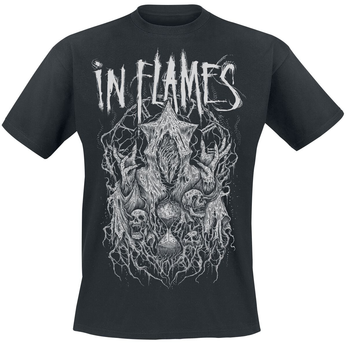 In Flames T-Shirt Buried Time S to 3XL for Men black