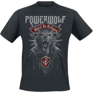 Powerwolf T-Shirt Chaos Crest S to 5XL for Men black