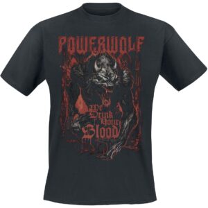 Powerwolf T-Shirt We Drink Your Blood S to 5XL for Men black
