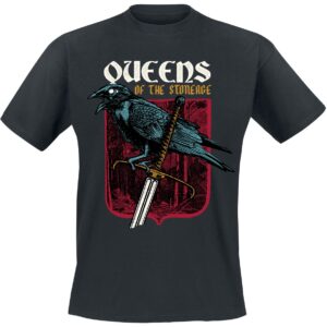 Queens Of The Stone Age T-Shirt Sword Crow S to 3XL for Men black