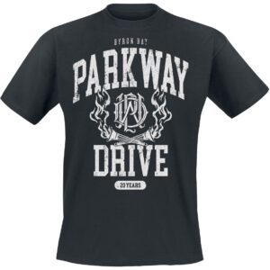 Parkway Drive T-Shirt 20 Years Crest S to XXL for Men black