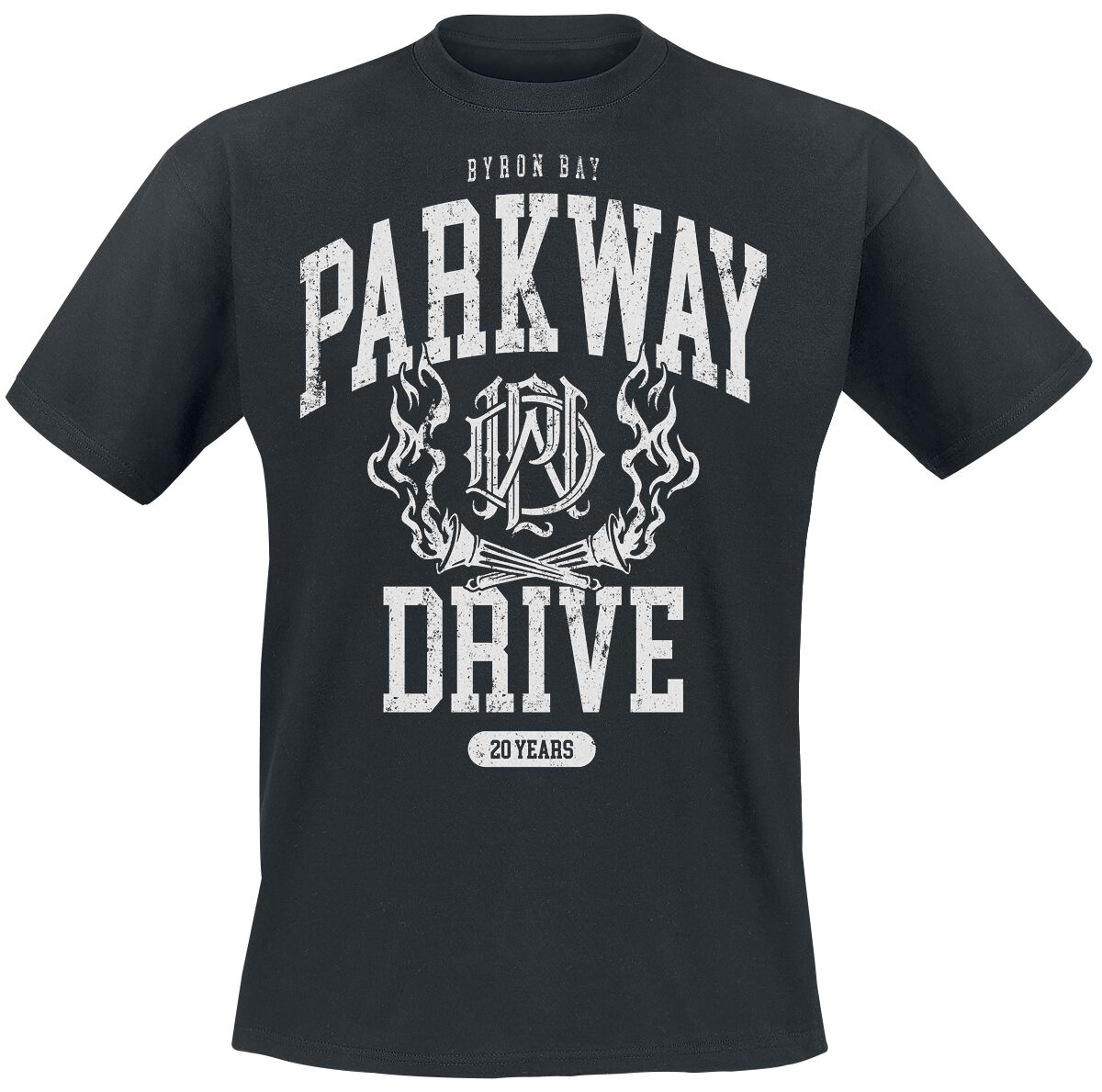 Parkway Drive T-Shirt 20 Years Crest S to XXL for Men black
