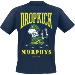 Dropkick Murphys T-Shirt Fist Up S to XL for Men navy