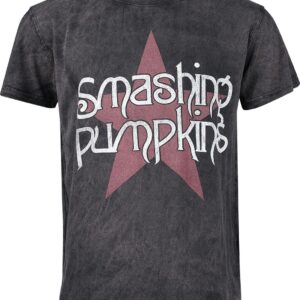 Smashing Pumpkins T-Shirt Star Logo S to 3XL for Men grey