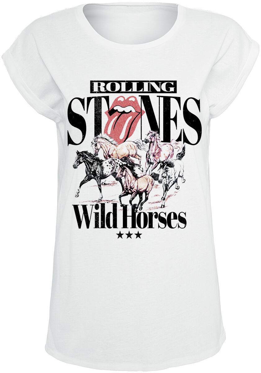 The Rolling Stones T-Shirt Wild Horses L for Women white