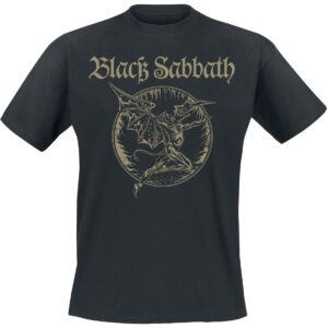 Black Sabbath T-Shirt Demon Fire Circle S to 3XL for Men black