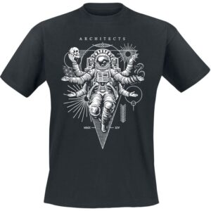 Architects T-Shirt Space God S to XXL for Men black
