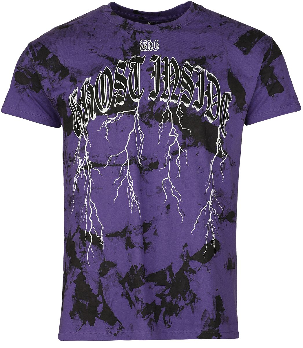 The Ghost Inside T-Shirt Thunder S to XXL for Men purple-black