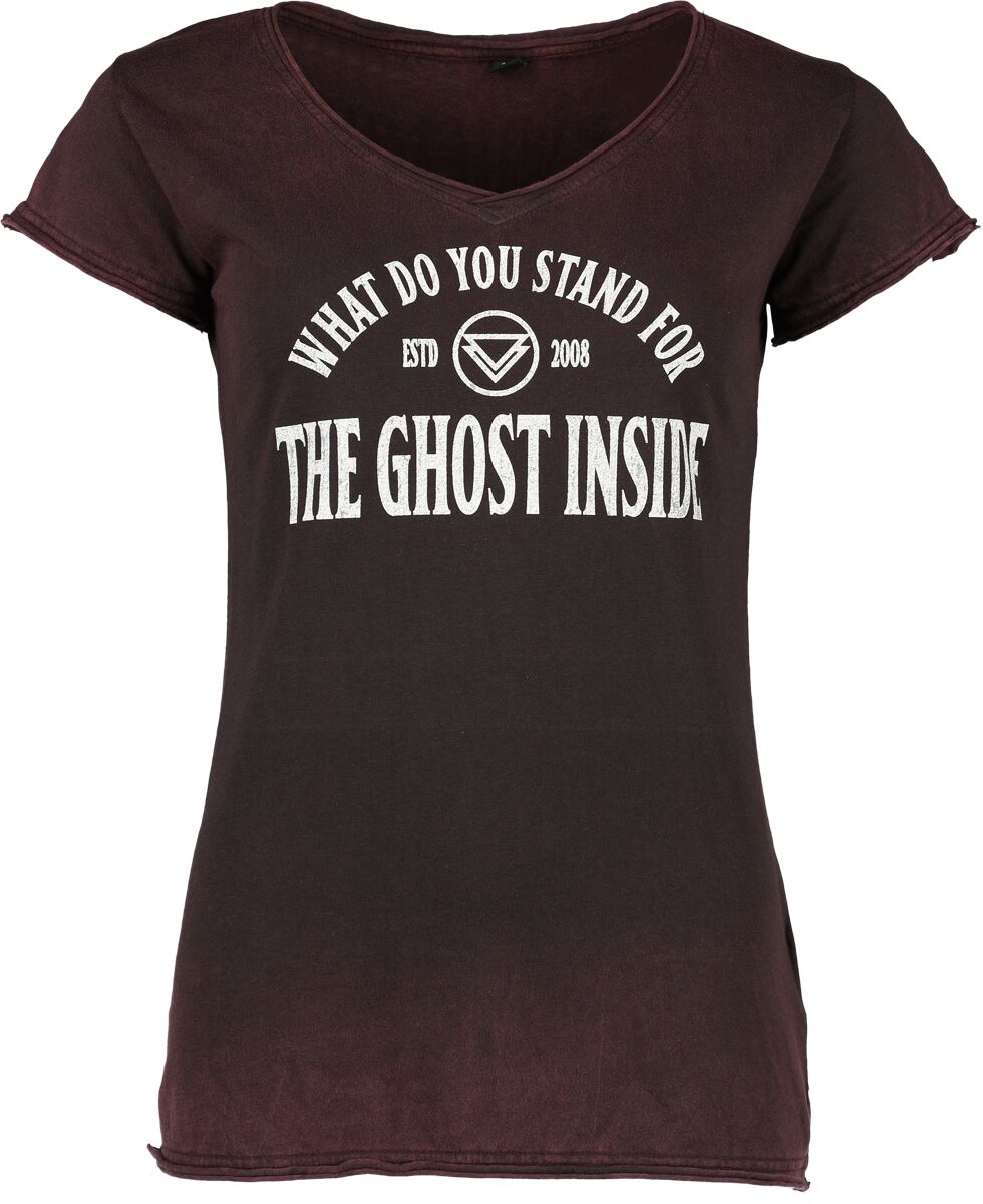 The Ghost Inside T-Shirt Best Of Me S to XXL for Women wine red