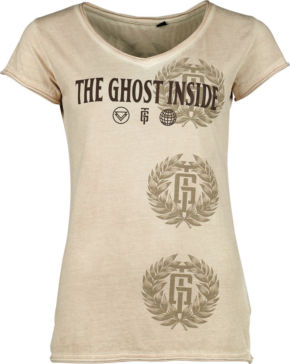 The Ghost Inside T-Shirt Dear Youth S to 3XL for Women creme