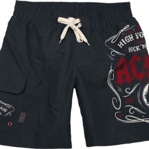 AC/DC Swim Shorts EMP Signature Collection M to 3XL for Men black