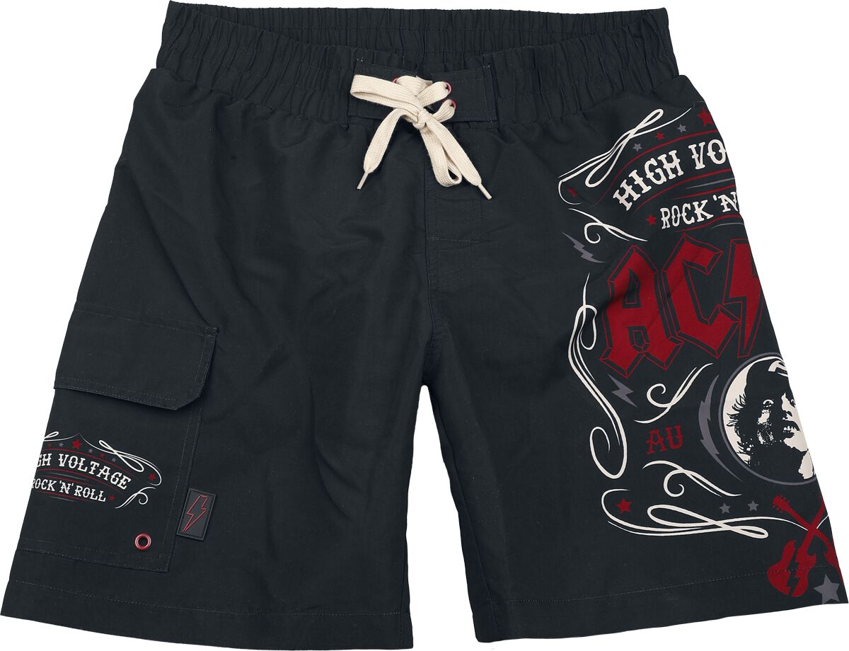 AC/DC Swim Shorts EMP Signature Collection M to 3XL for Men black