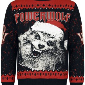 Powerwolf Christmas jumper Holiday Sweater L to 5XL for Men multicolour