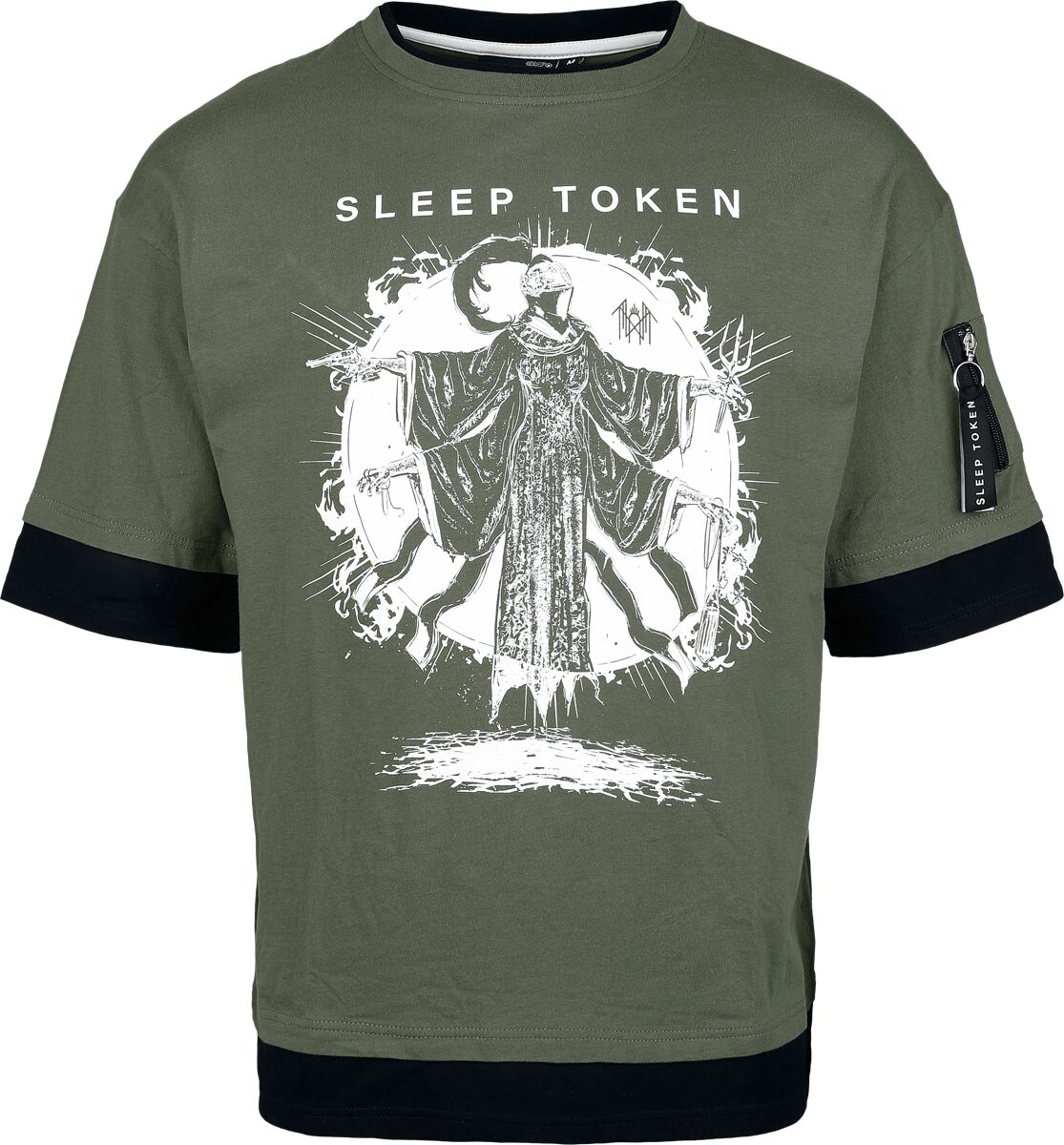 Sleep Token T-Shirt EMP Signature Collection S to XL for Men black/dark green