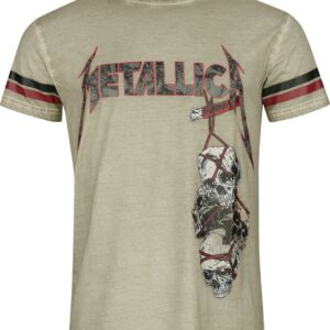 Metallica T-Shirt EMP Signature Collection M to 3XL for Men beige