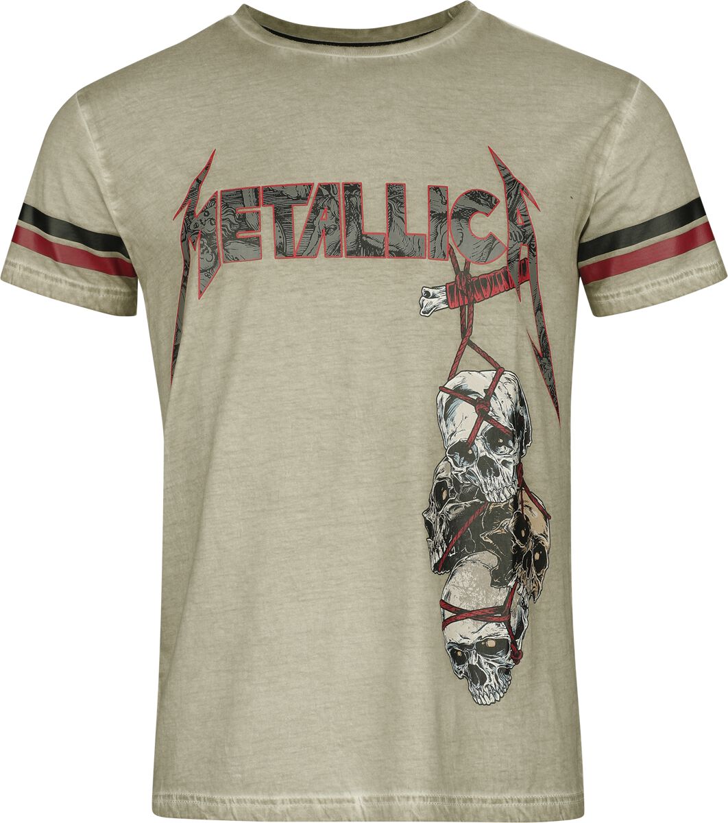 Metallica T-Shirt EMP Signature Collection M to 3XL for Men beige