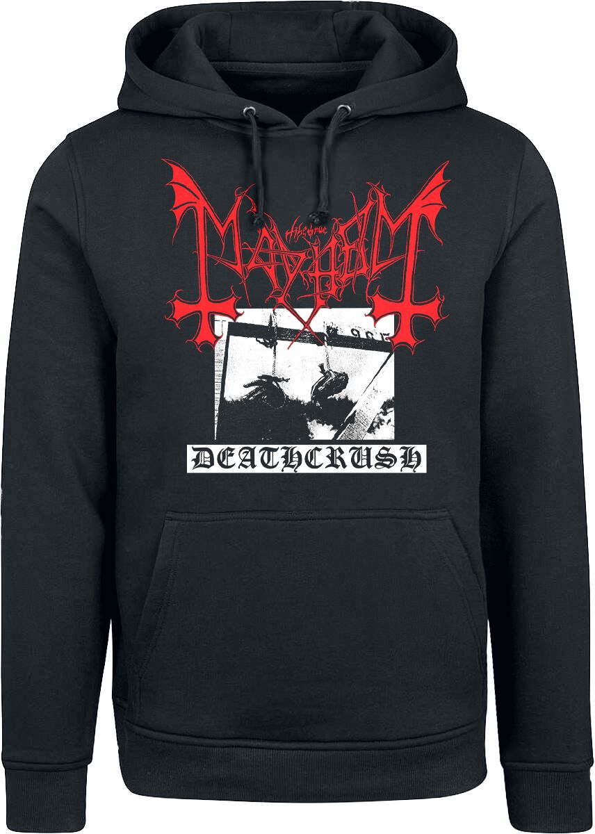 Mayhem Hoodie Deathcrush S to XXL for Men black