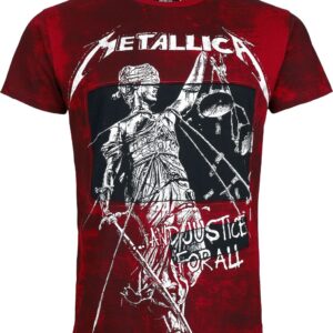 Metallica T-Shirt EMP Signature Collection S to 3XL for Men dark red