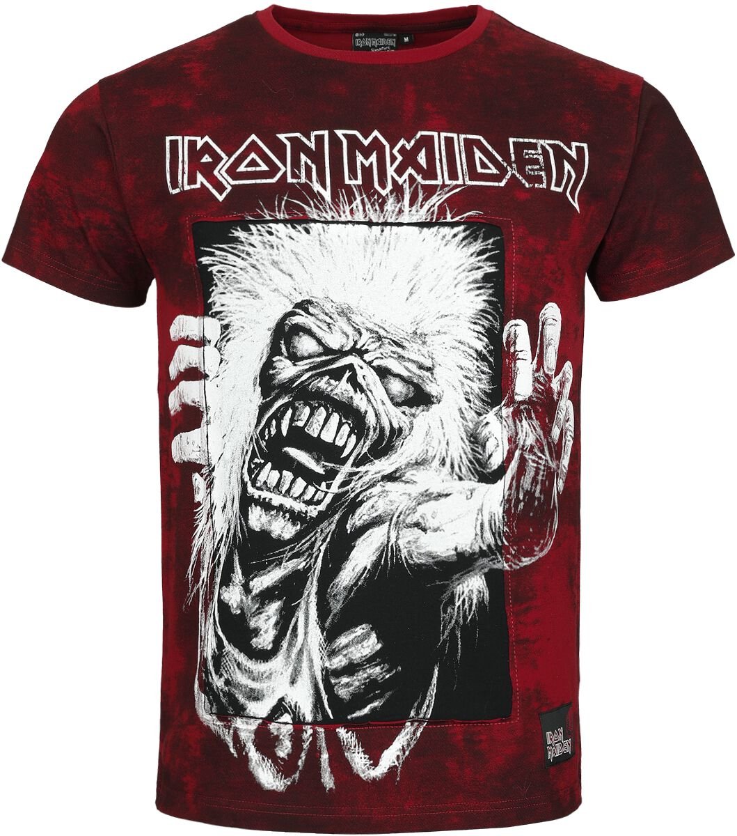 Iron Maiden T-Shirt EMP Signature Collection S to 3XL for Men dark red