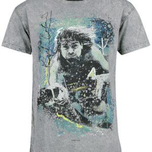 Kurt Cobain T-Shirt Kurt Signature S to 4XL for Men grey