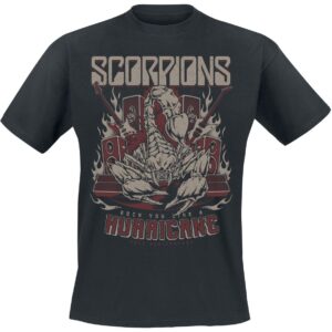 Scorpions T-Shirt Hurricane 40th Anniversary S to 3XL for Men black