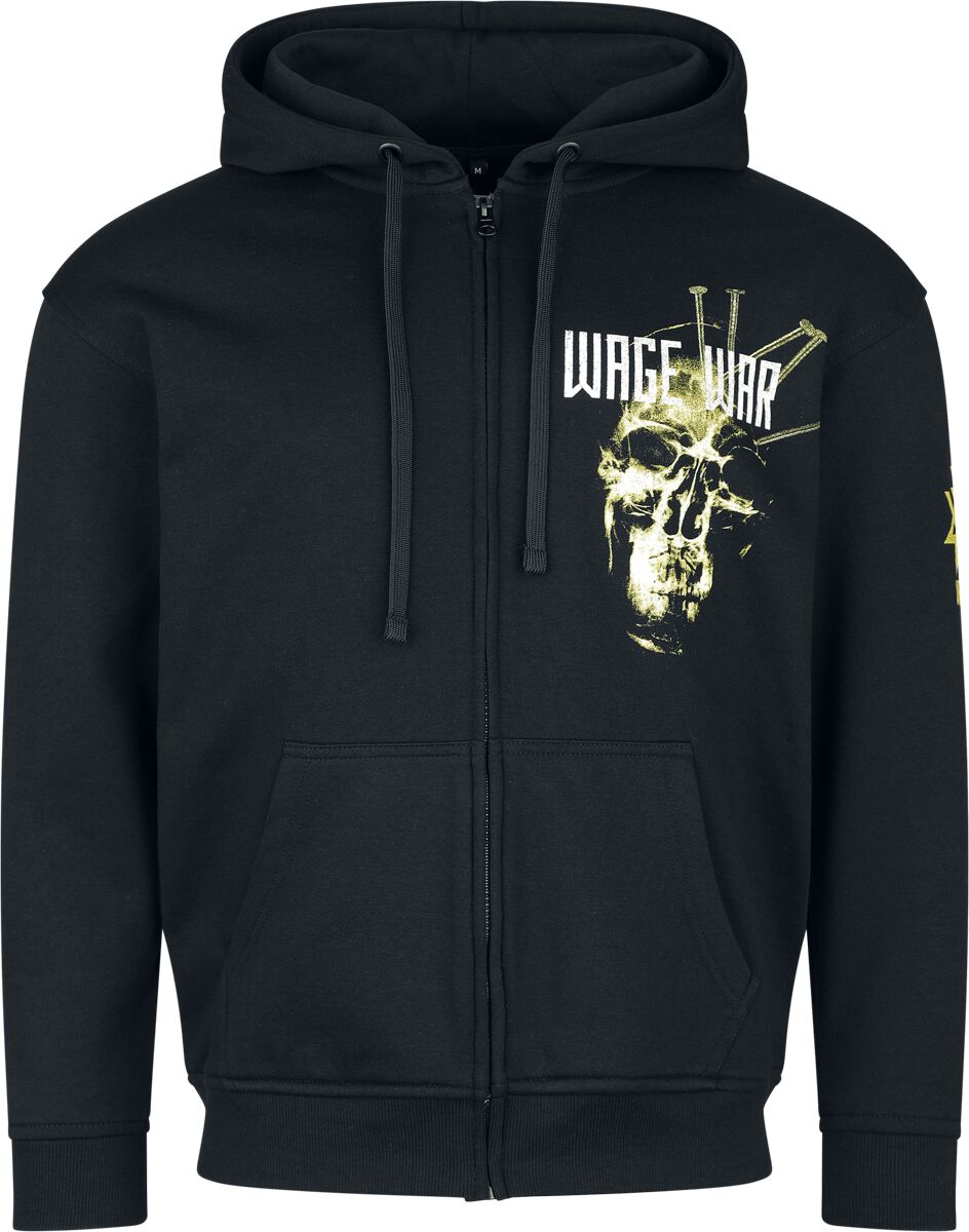 Wage War Hoodie Jacket XRayNail5 S to XXL for Men black