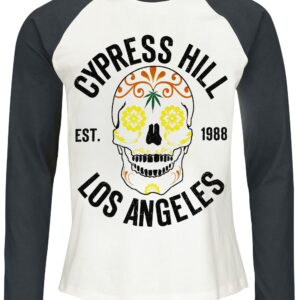 Cypress Hill Long-sleeve Shirt Amplified Collection Floral Skull S to 3XL for Men multicolour