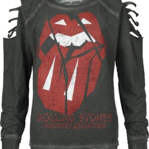 The Rolling Stones Sweatshirt Hackney diamonds S to XXL for Women charcoal