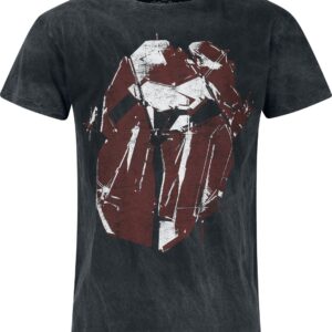 The Rolling Stones T-Shirt Hackney Diamonds Tongue S to 4XL for Men charcoal