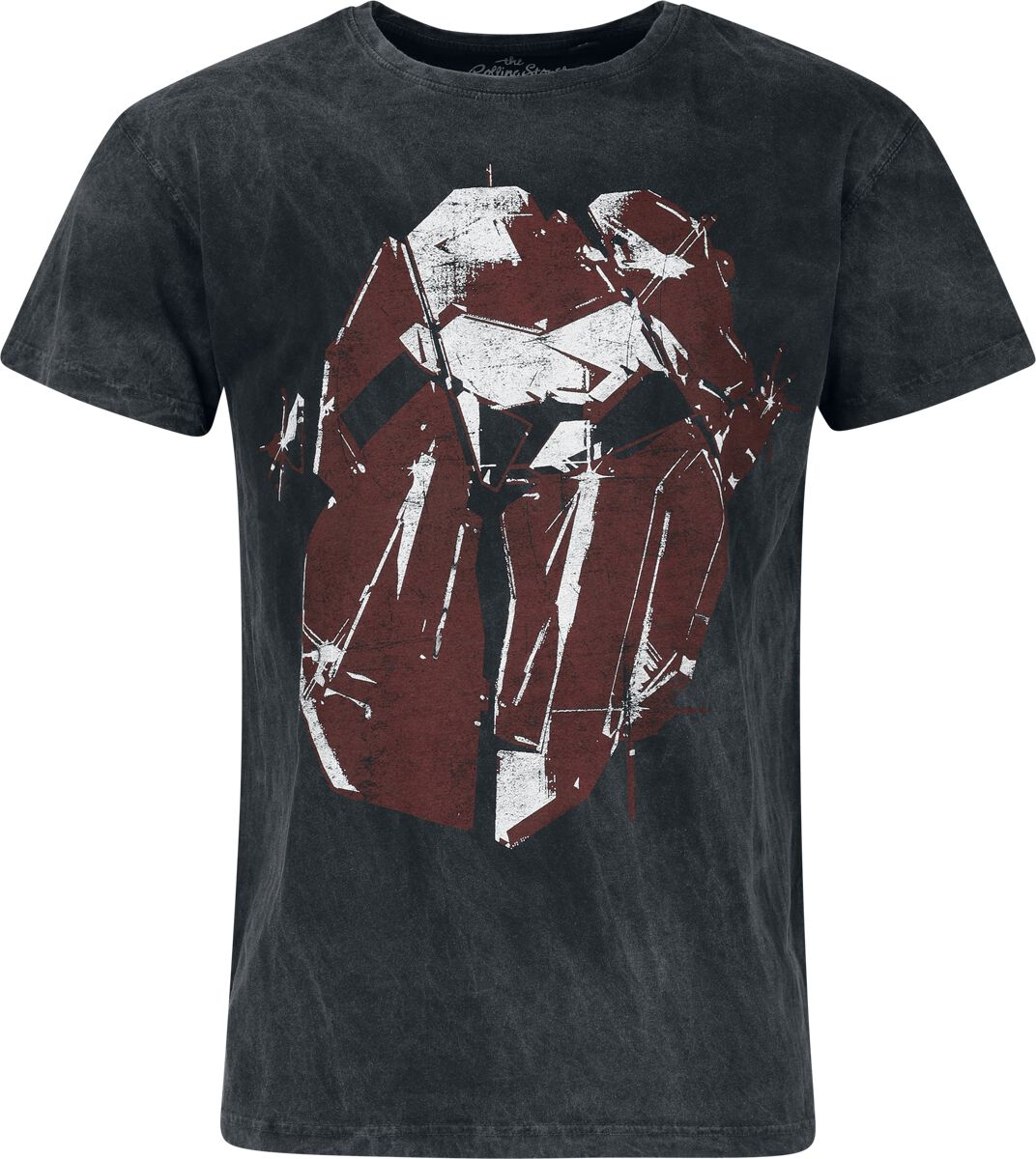 The Rolling Stones T-Shirt Hackney Diamonds Tongue S to 4XL for Men charcoal