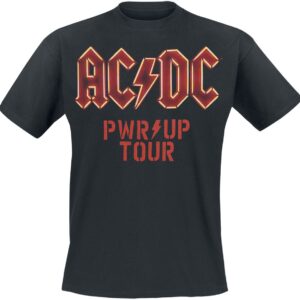 AC/DC T-Shirt PWR UP Tourshirt 24 S to 5XL for Men black