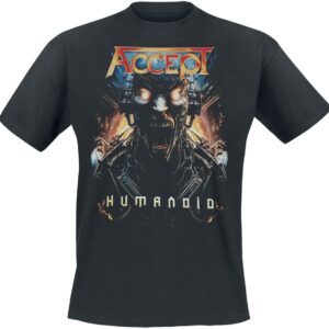 Accept T-Shirt Humanoid S to XXL for Men black