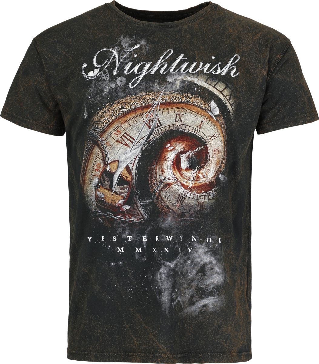 Nightwish T-Shirt Yesterwynde Space S to 4XL for Men rust