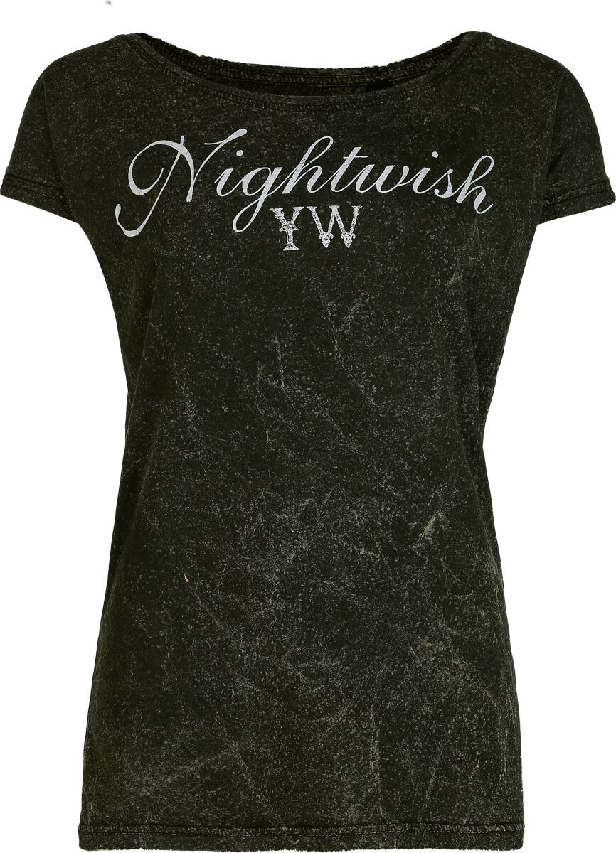 Nightwish T-Shirt Yesterwynde Boat S to 4XL for Women olive
