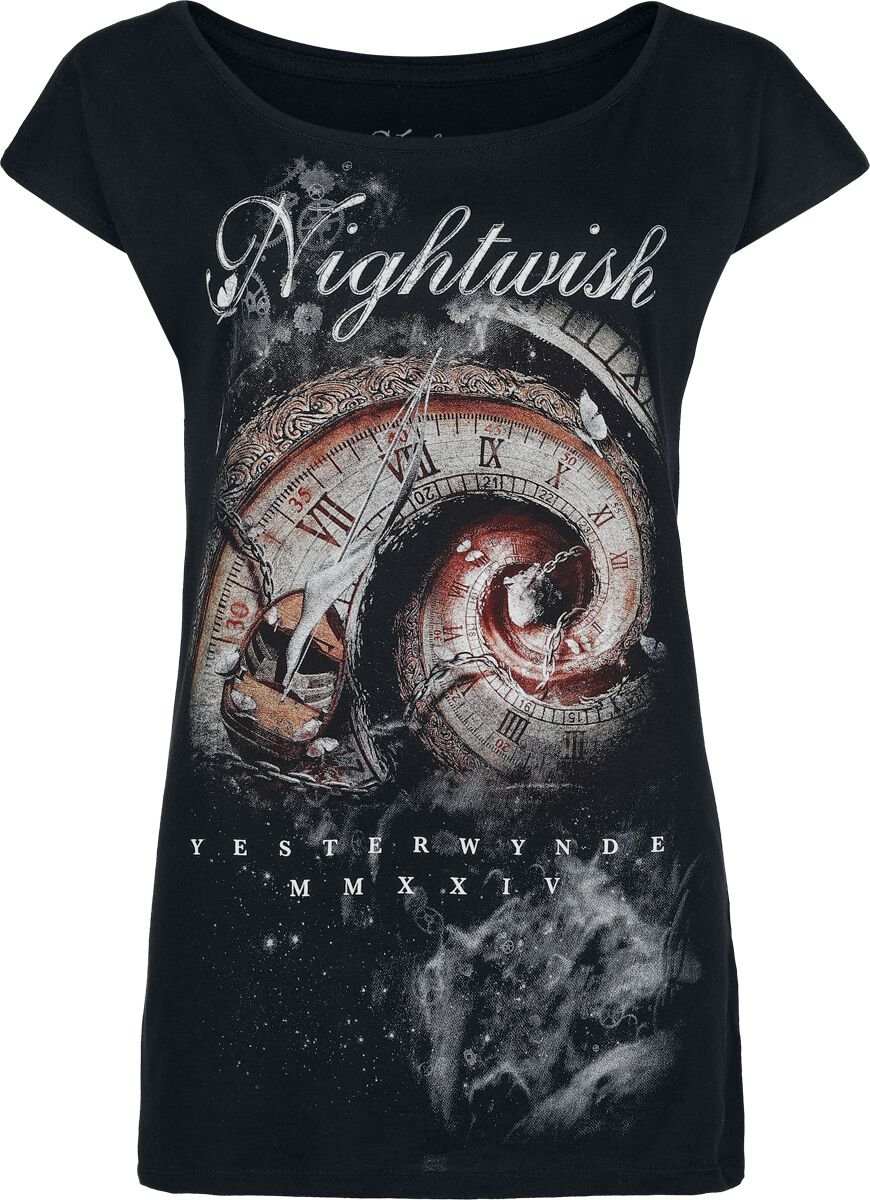 Nightwish T-Shirt Yesterwynde Space S to XXL for Women black