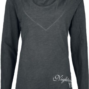 Nightwish Hoodie Jacket Yesterwynde Boat S to XL for Women anthracite