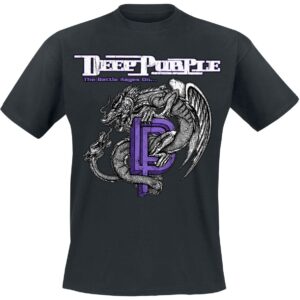 Deep Purple T-Shirt Battle rages on S to XXL for Men black