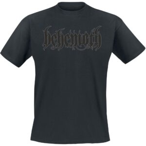 Behemoth T-Shirt Logo S to 4XL for Men black