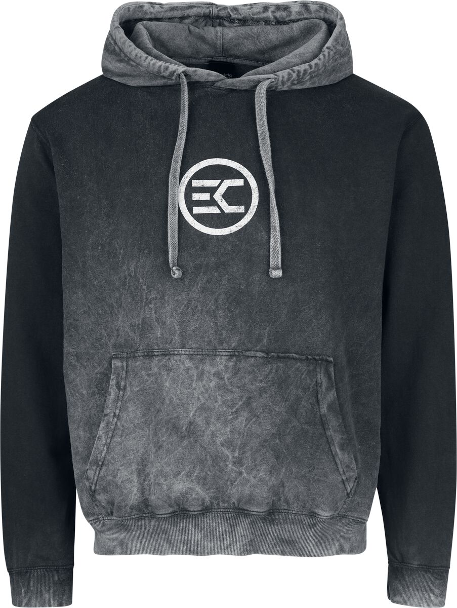 Electric Callboy Hoodie Square Logo M to XXL for Men charcoal