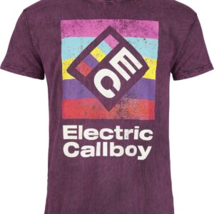 Electric Callboy T-Shirt Square Logo S to 3XL for Men lilac