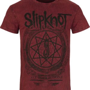 Slipknot T-Shirt Blurry S to 4XL for Men red
