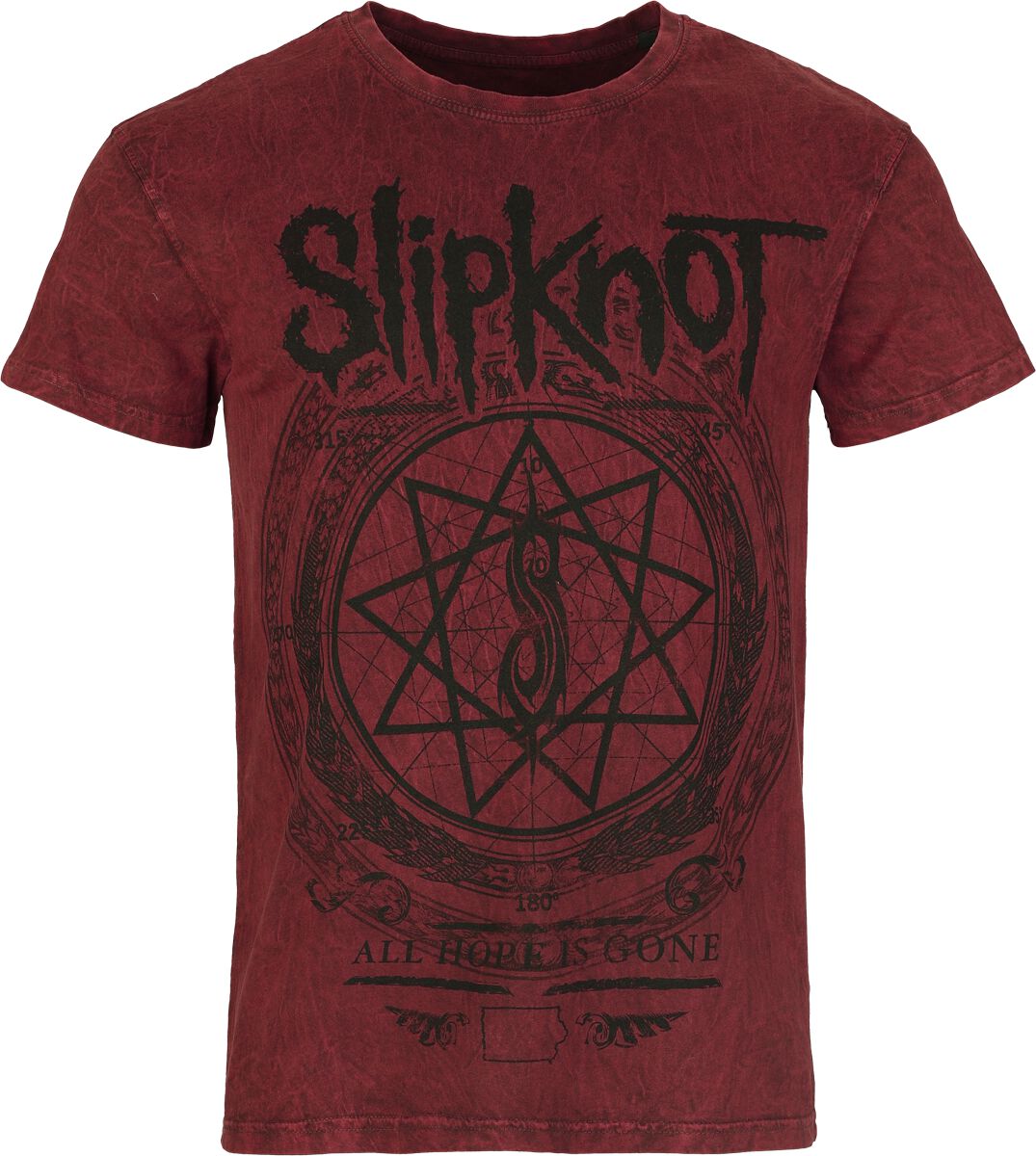 Slipknot T-Shirt Blurry S to 4XL for Men red