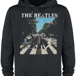 The Beatles Hoodie Amplified Collection Abbey Road Dark Night XS to 3XL for Men black