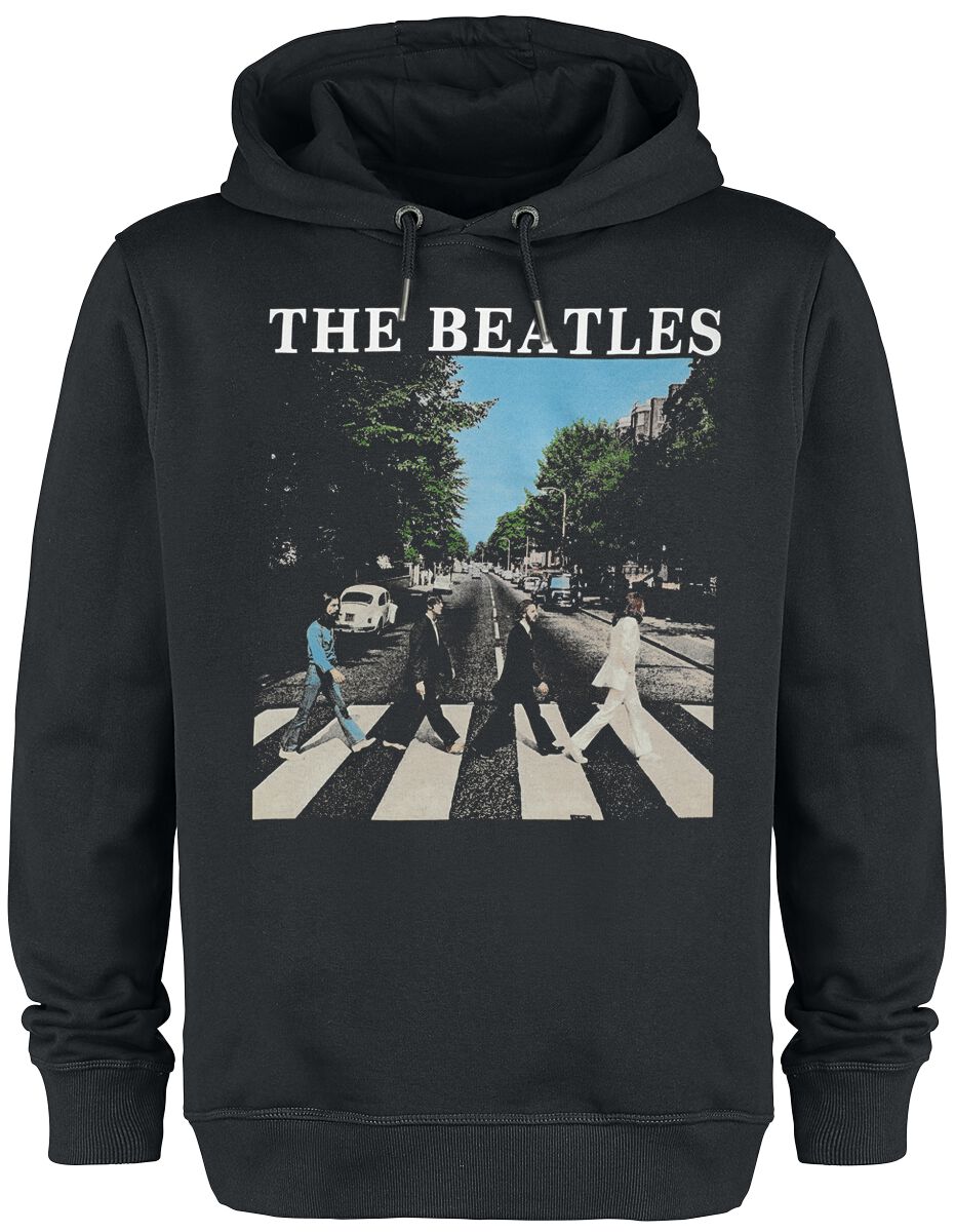 The Beatles Hoodie Amplified Collection Abbey Road Dark Night XS to 3XL for Men black