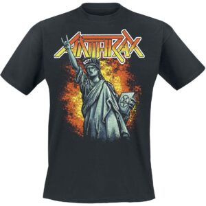 Anthrax T-Shirt Not Statue S to XXL for Men black