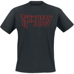 Thin Lizzy T-Shirt Life Logo S to XXL for Men black
