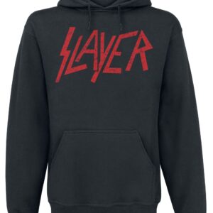 Slayer Hoodie Classic Logo Distressed S to XXL for Men black